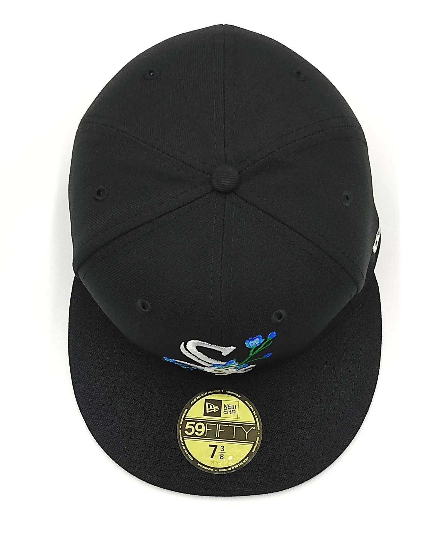 Gorra ajustada Chicago White Sox 2005 World Series BLOOM Exclusiva New Era 59Fifty - Negro/Celeste