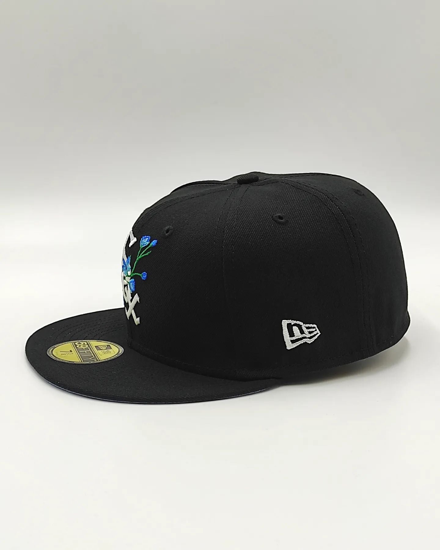 Gorra ajustada Chicago White Sox 2005 World Series BLOOM Exclusiva New Era 59Fifty - Negro/Celeste