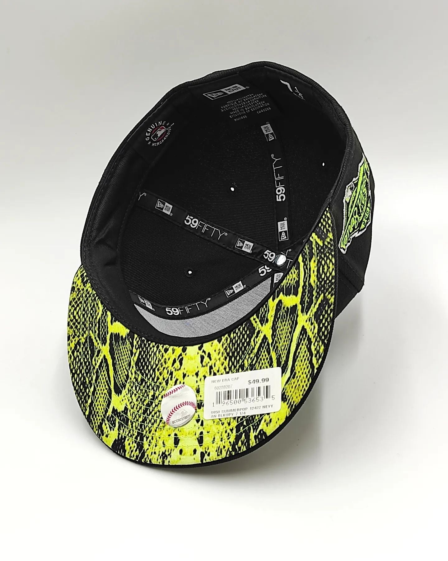 Gorra ajustada 59FIFTY New Era New York Yankees Summer Pop amarilla
