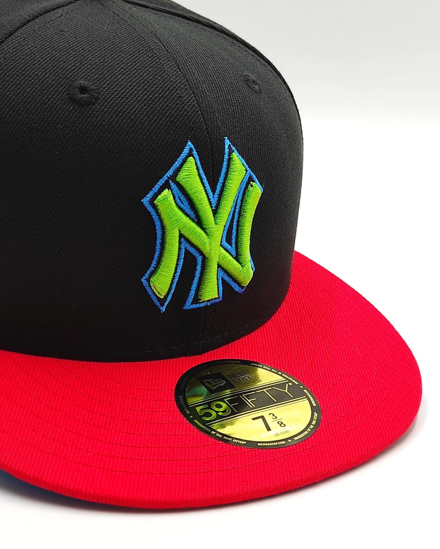 Gorra New Era 59Fifty Weels New York Yankees Parche Serie Mundial 1999 - negra infrarrojo