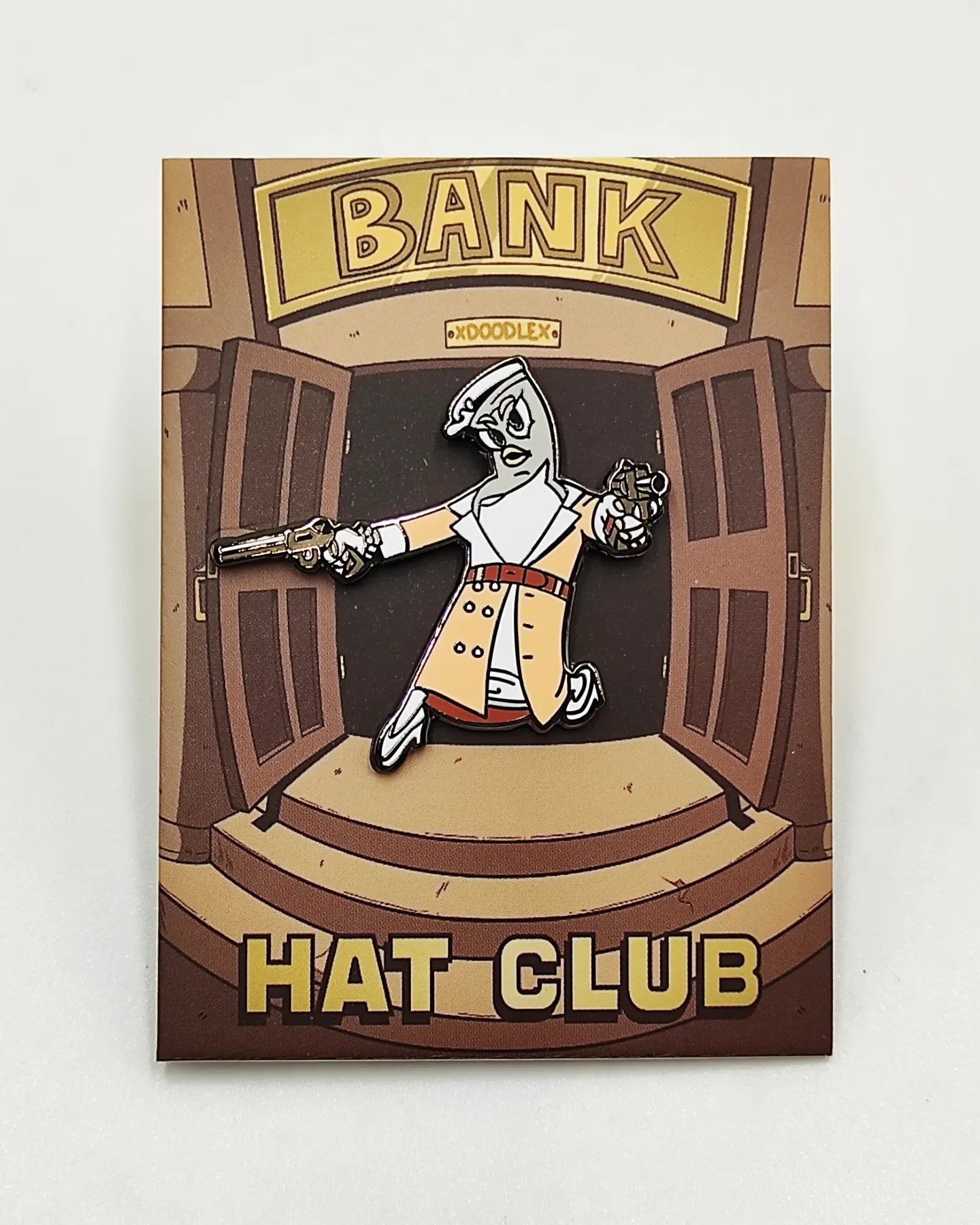 Pin metálico Bank Hat Club