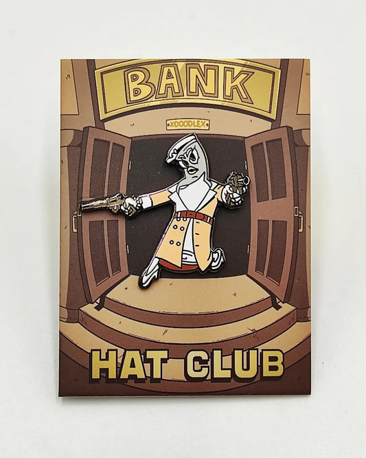 Pin metálico Bank Hat Club