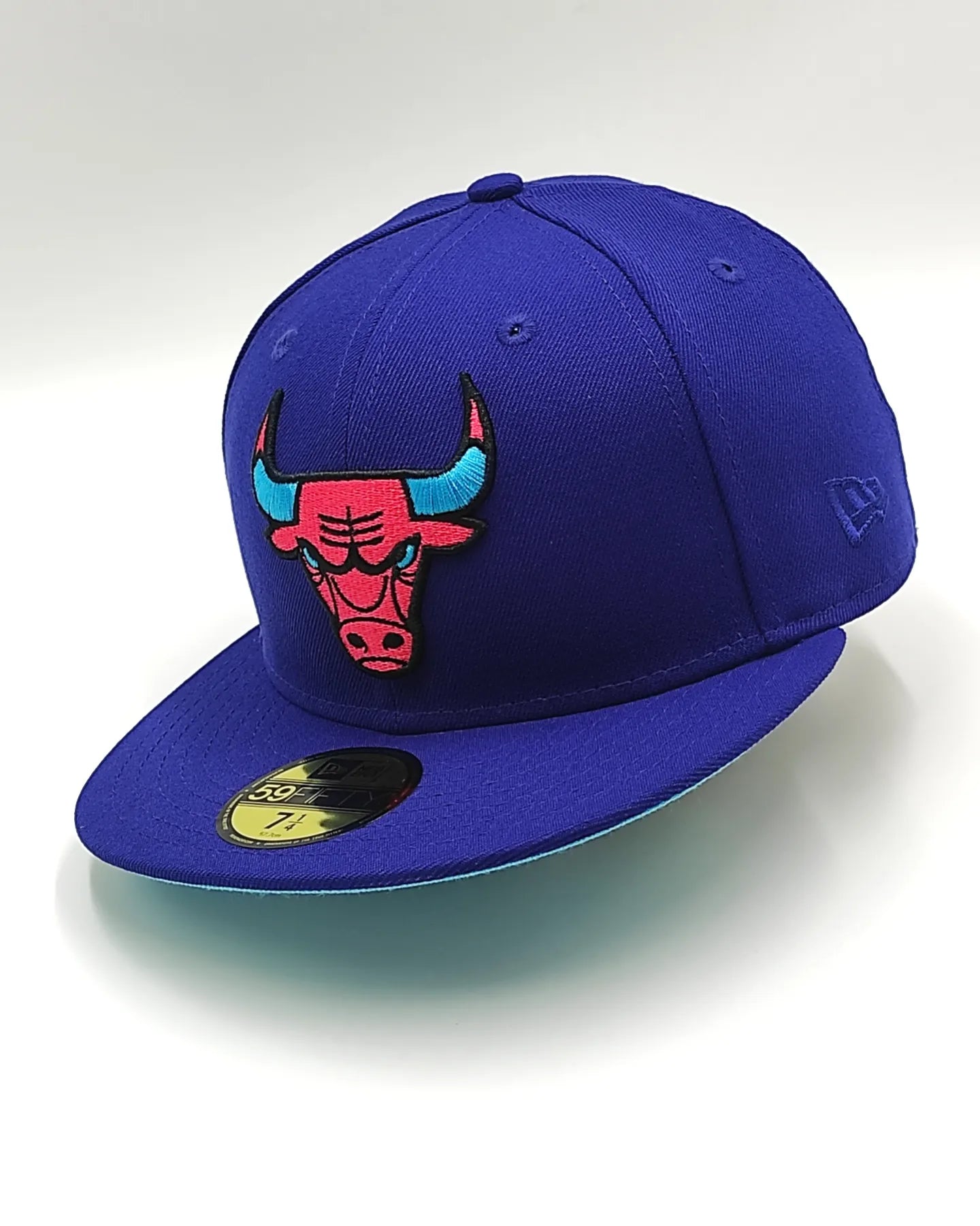 Gorra New Era 59fifty Interestelar Helly Chicago Bulls - azul royal