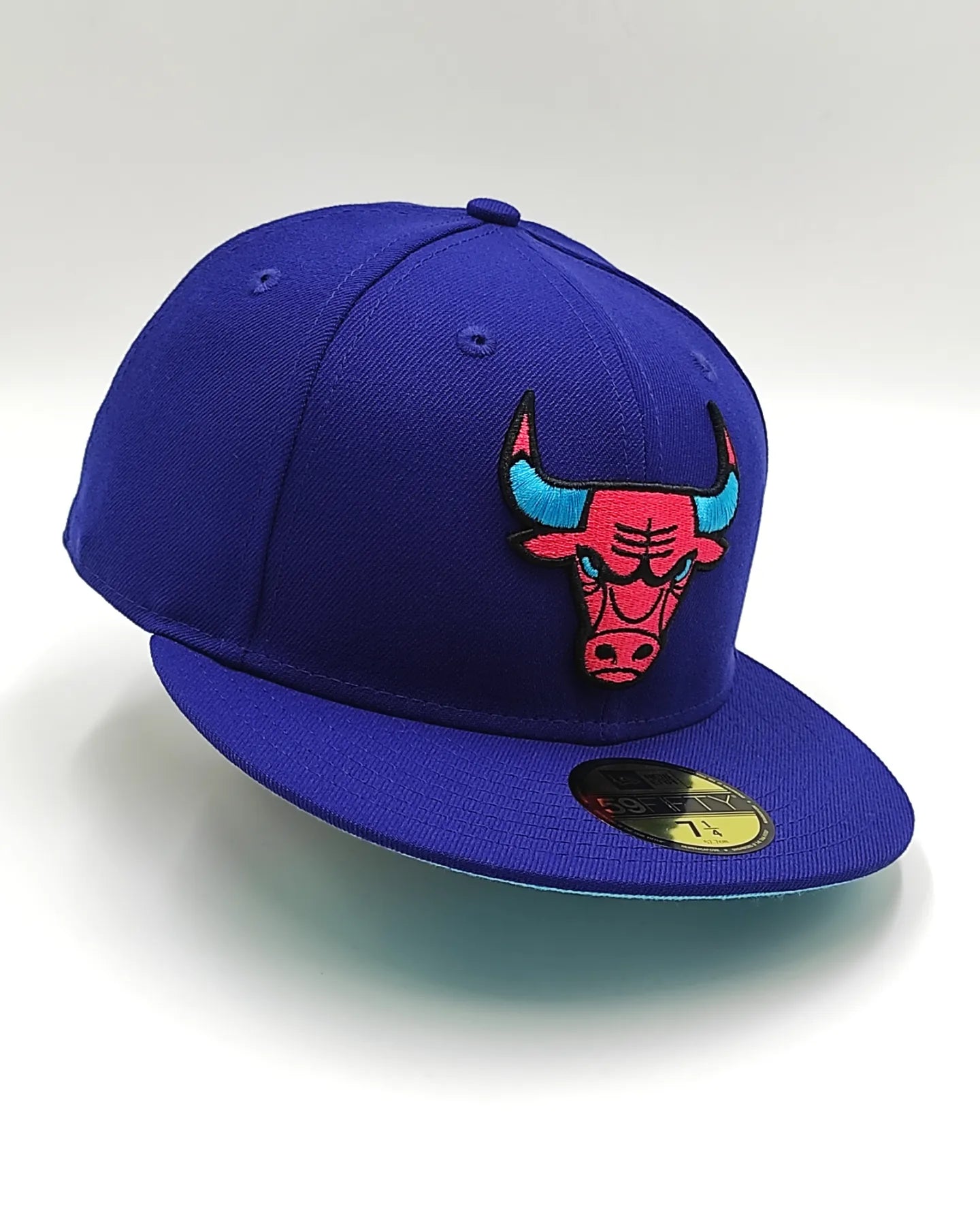Gorra New Era 59fifty Interestelar Helly Chicago Bulls - azul royal