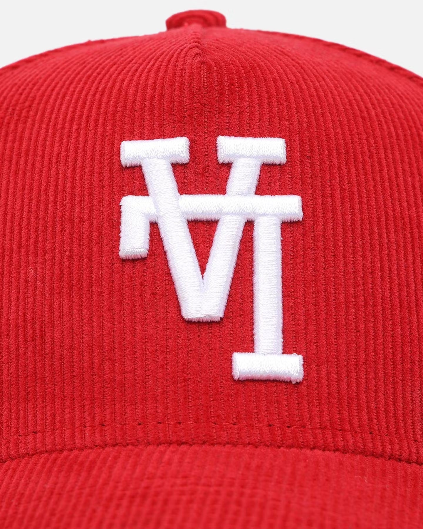 Gorra de pana con broche ajustable 9FORTY A-Frame 'LA invertida' de Los Angeles Dodgers