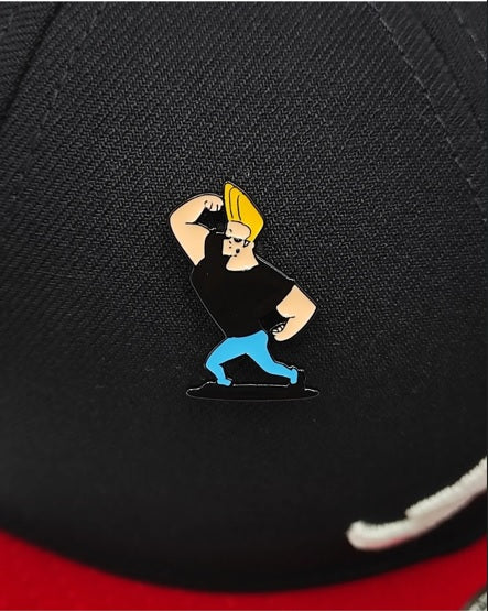 Jhonny Bravo metal pin