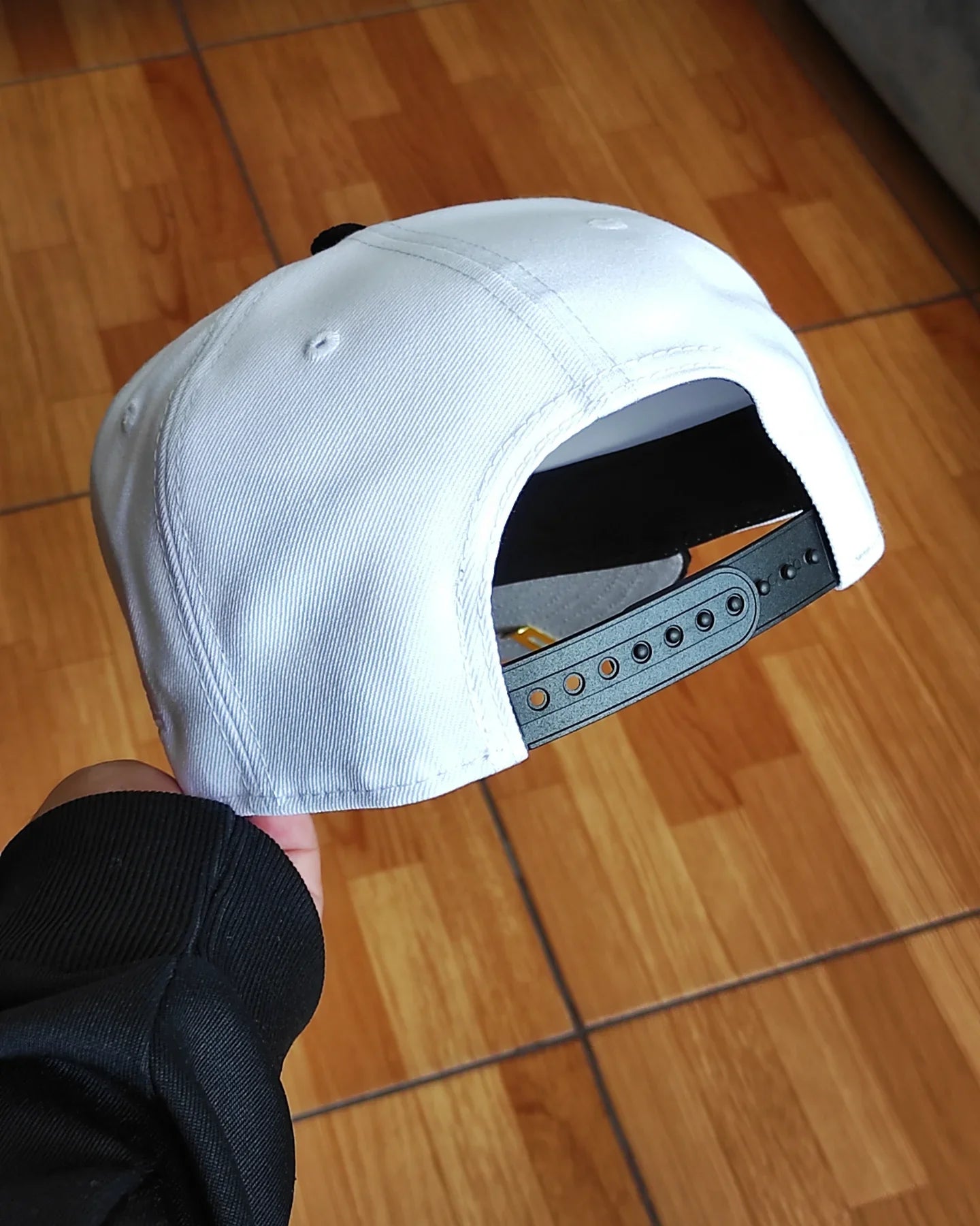 New Era Los Angeles Dodgers visera de pana 🌴 dos tonos blanco y negro 9 FIFTY Snapback