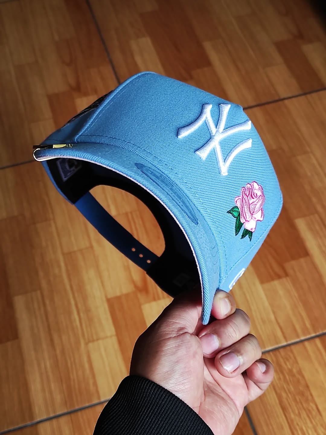 Gorra New Era New York Yankees World Series 1996 SKY azul rosa 9forty A-FRAME