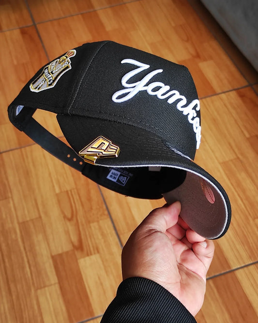 New Era Gorra Ajustable 9Forty A Frame Snapback Edición Prime Negra de los New York Yankees de la Serie Mundial de 1951