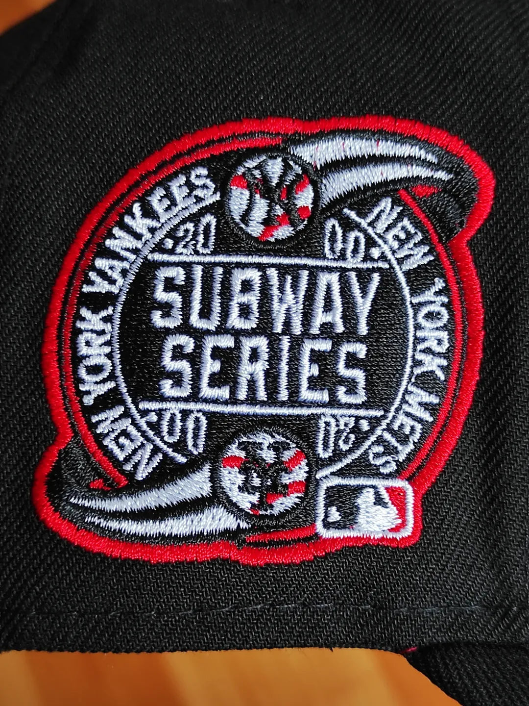 New Era New York Yankees Subway Series gorra ajustada 59Fifty negra y roja