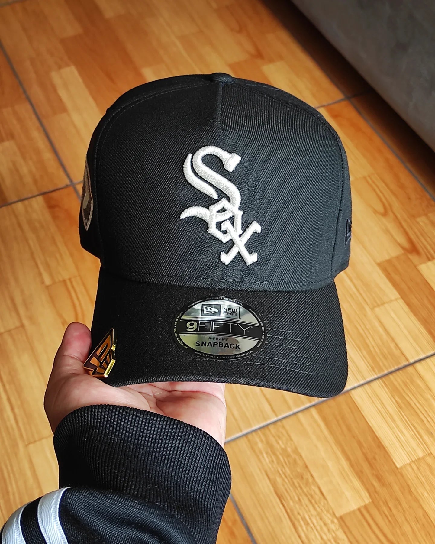 Gorra New Era Chicago White Sox Black Edition A Frame 9Fifty Snapback