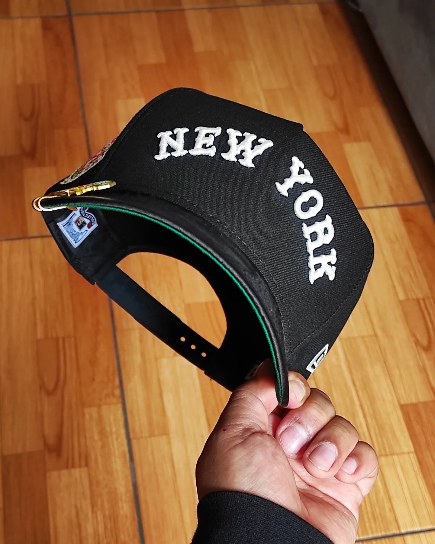 New Era New York Yankees Serie Mundial 1949 Visera Negra Satén Edición A Frame 9Fifty Snapback