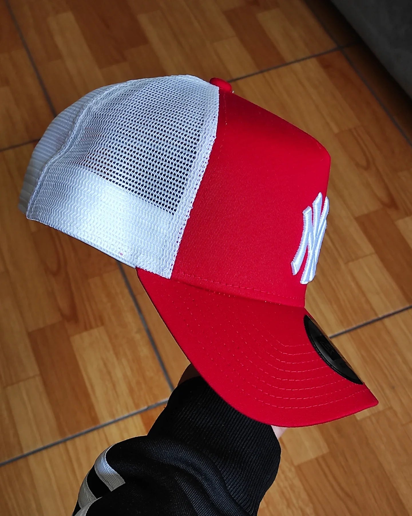 New Era Los New York Yankees Roja y Blanca Trucker a-frame