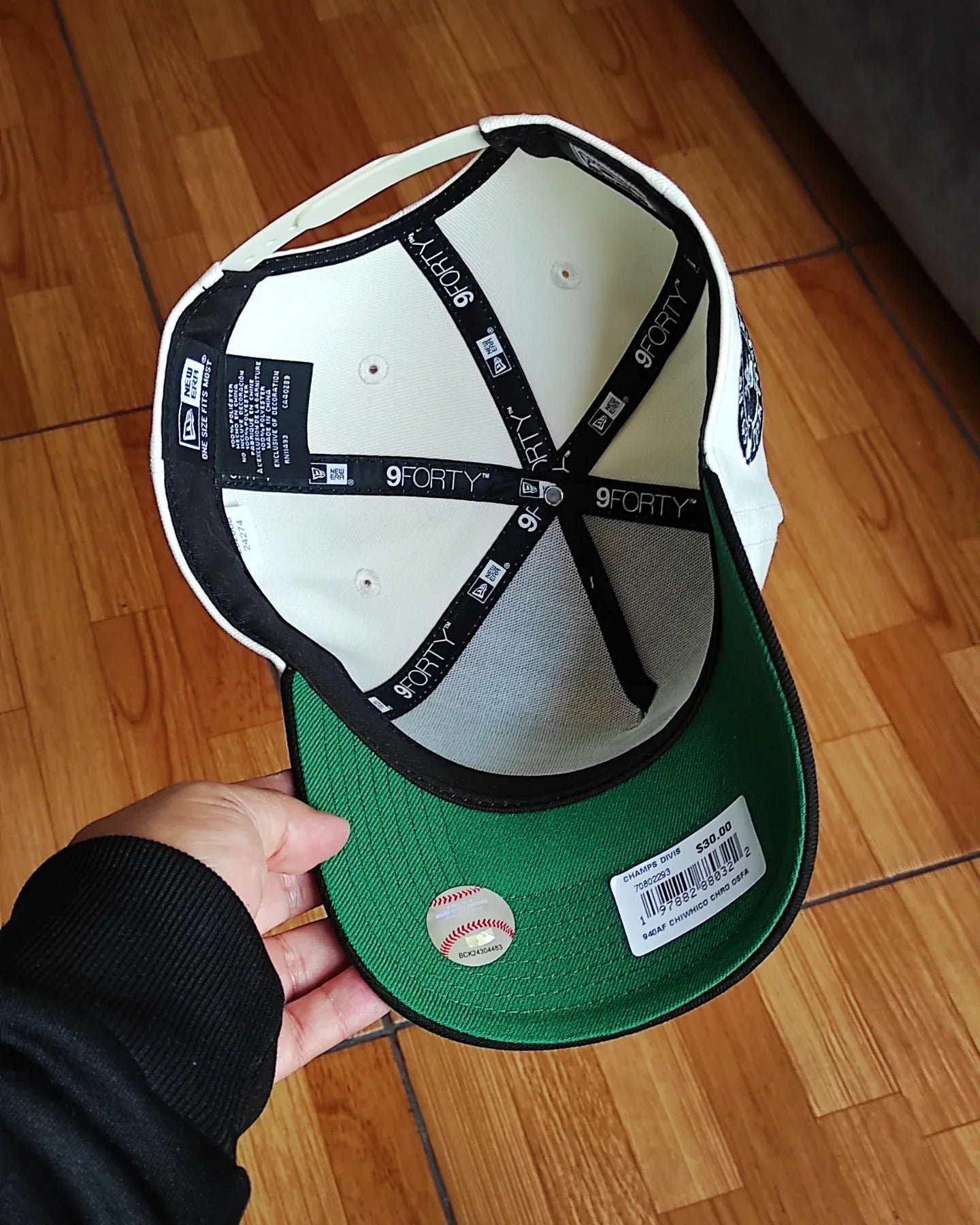 New Era Chicago White Sox Chrome negro 9 FORTY A-FRAME