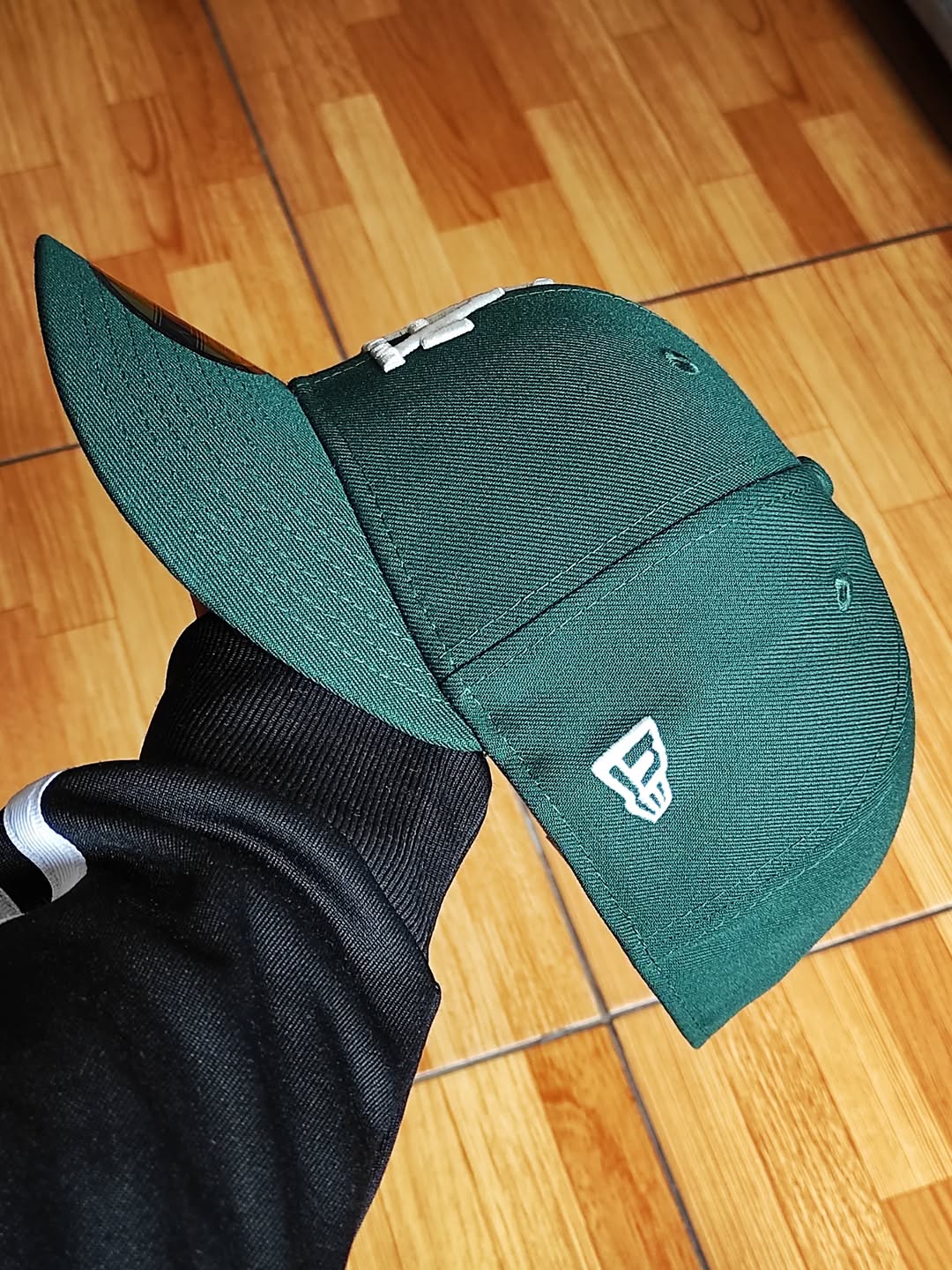 Gorra ajustada 59fifty New Era Los Angeles Dodgers verde oscuro viva