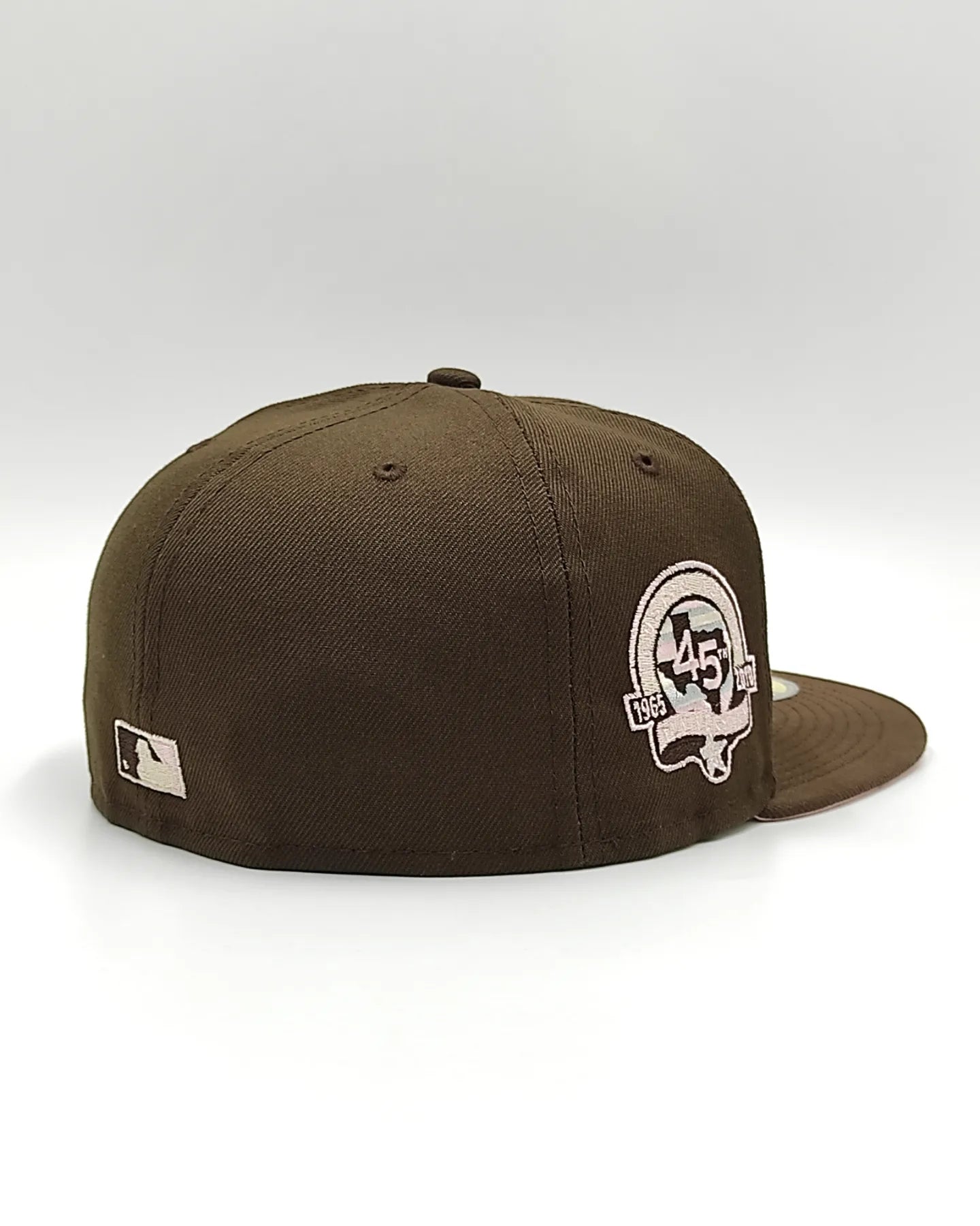 Gorra ajustada 59fifty New Era Houston Astros 45.º aniversario edición café dulce