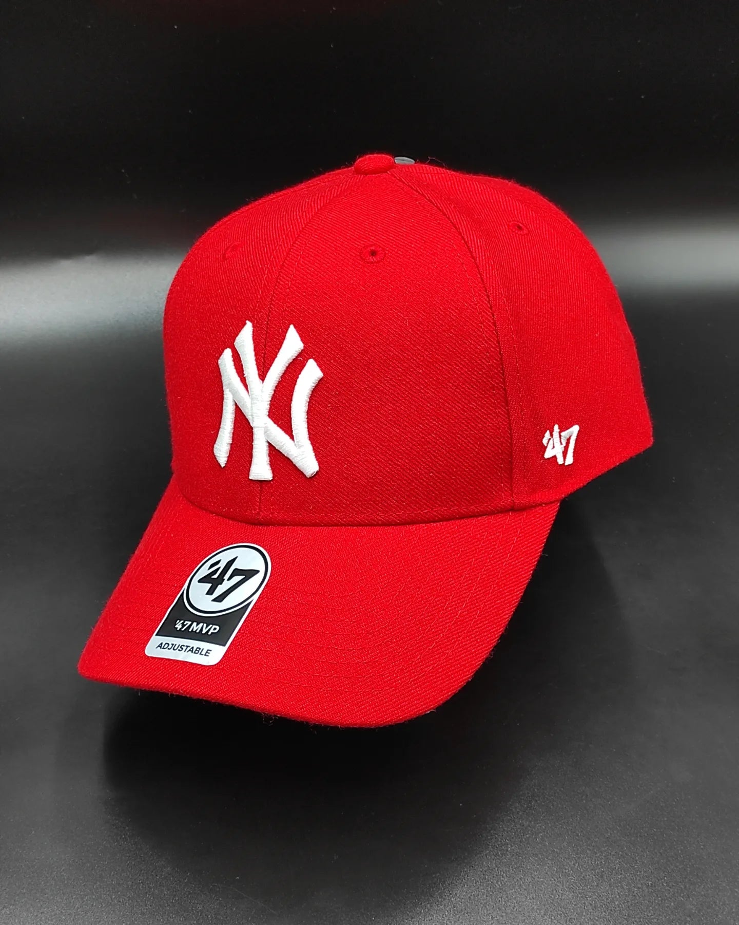 47brand New York Yankees clásica color Rojo strapback