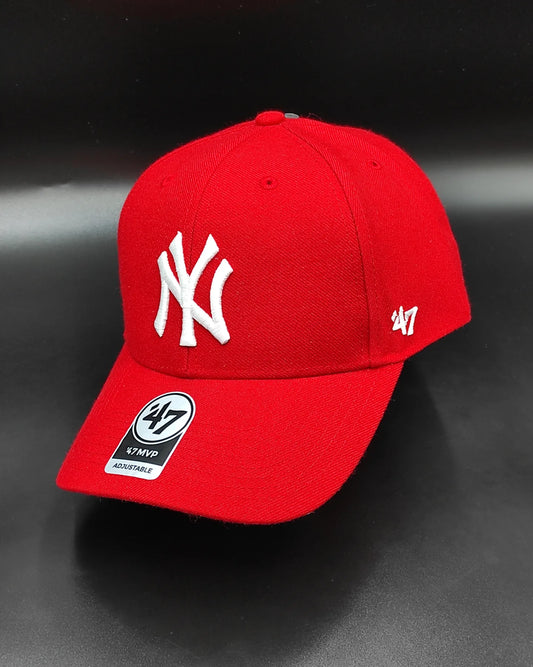47brand New York Yankees clásica color Rojo strapback