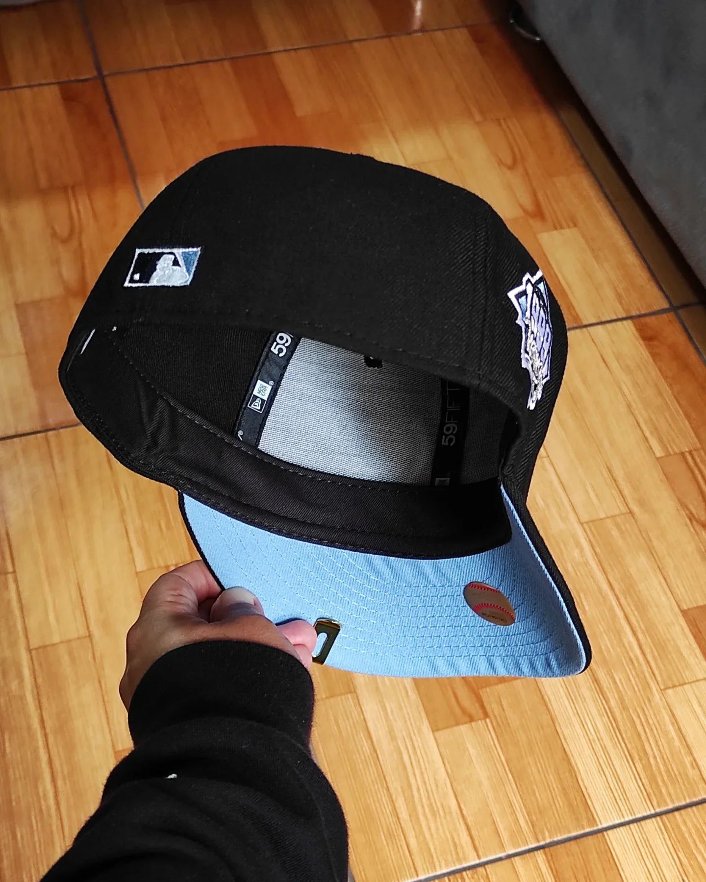 New Era New York Yankees Serie Mundial 1999 negro/azul cielo 59fifty ajustada