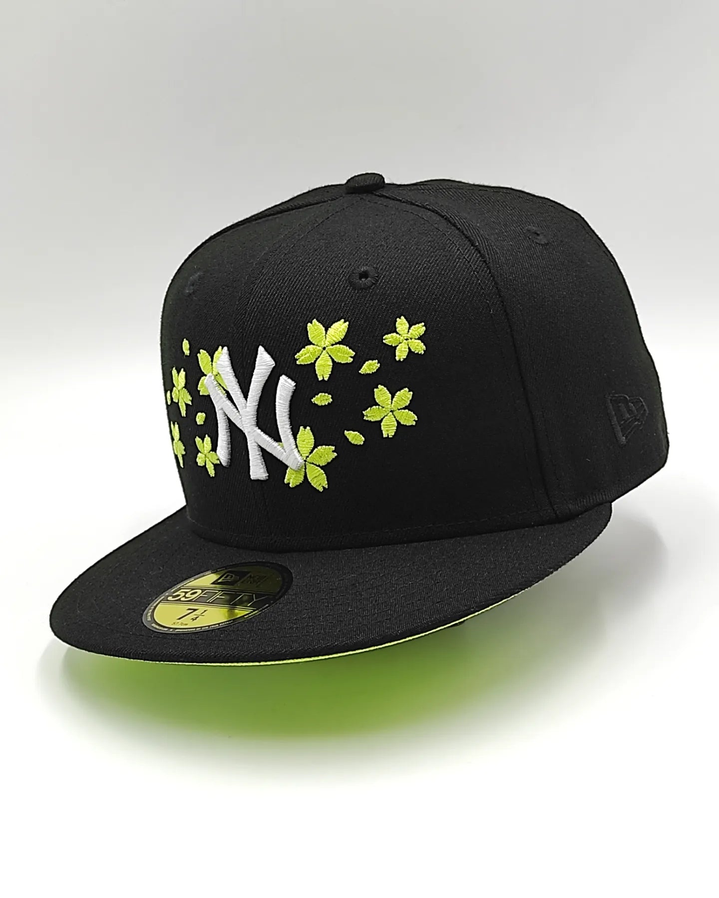 New Era New York Yankees gorra ajustada 59fifty amarilla con diseño de flor
