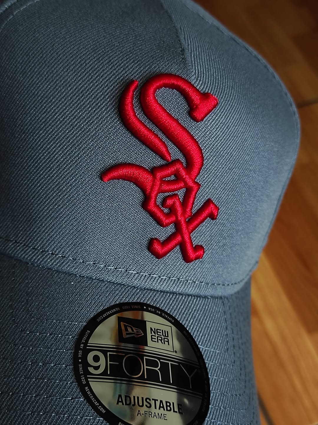 Gorra New Era White Sox All Star Game gris roja 9Forty A Frame Snapback