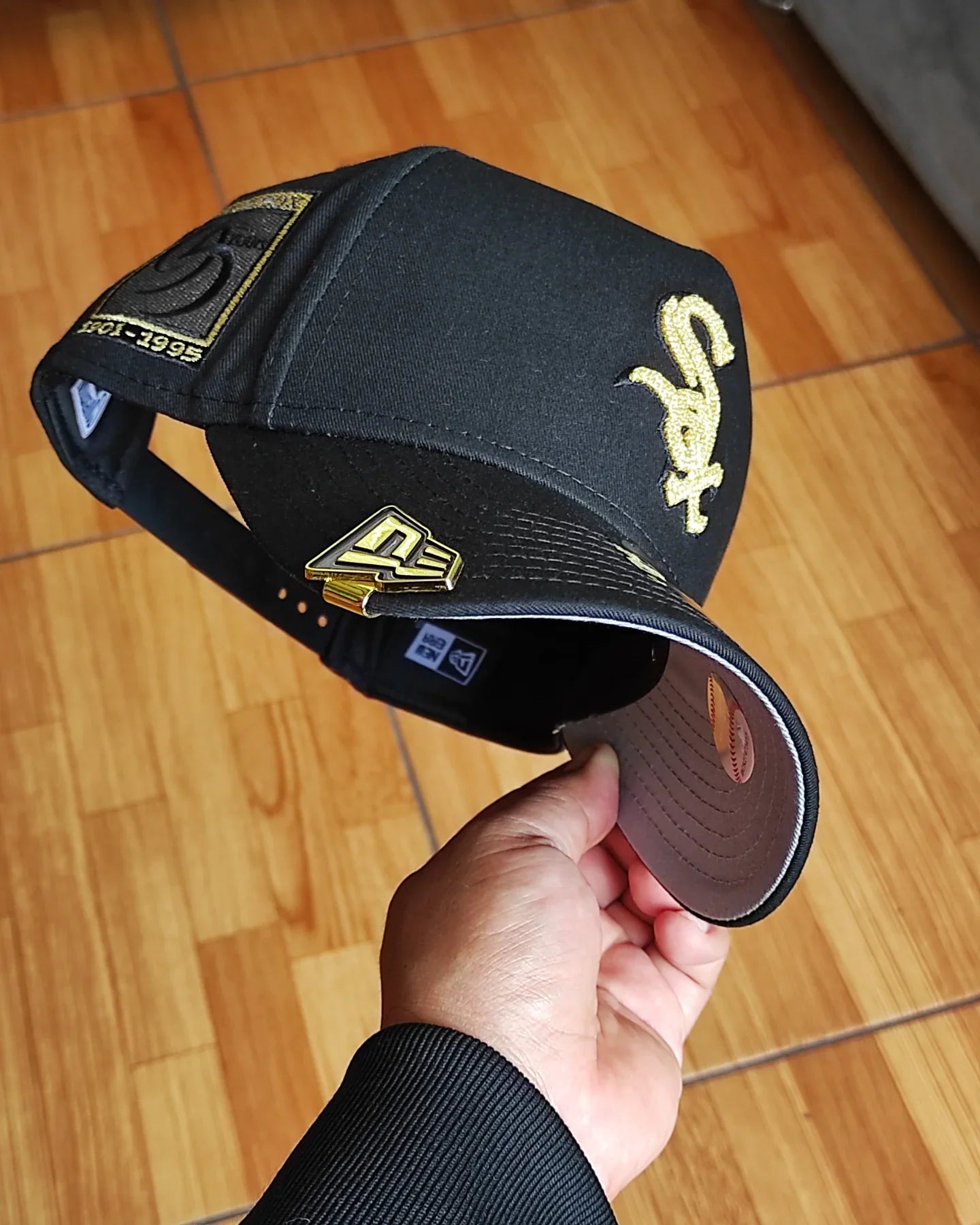 New Era White Sox ✨negro lujo 9FORTY A-FRAME