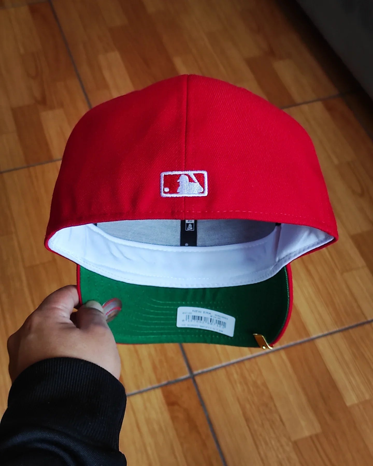 Gorra New Era Los Angeles Dodgers Script Flower roja 59 FIFTY AJUSTADA
