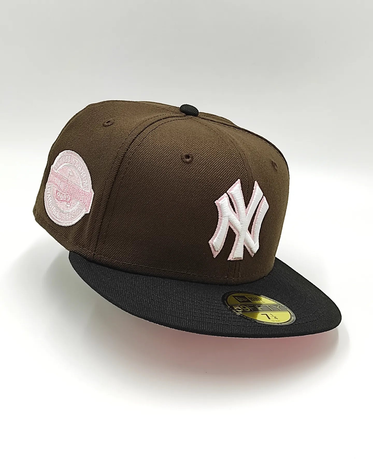Gorra ajustada 59fifty New Era New York Yankees, edición bicolor marrón, temporada inaugural 2009