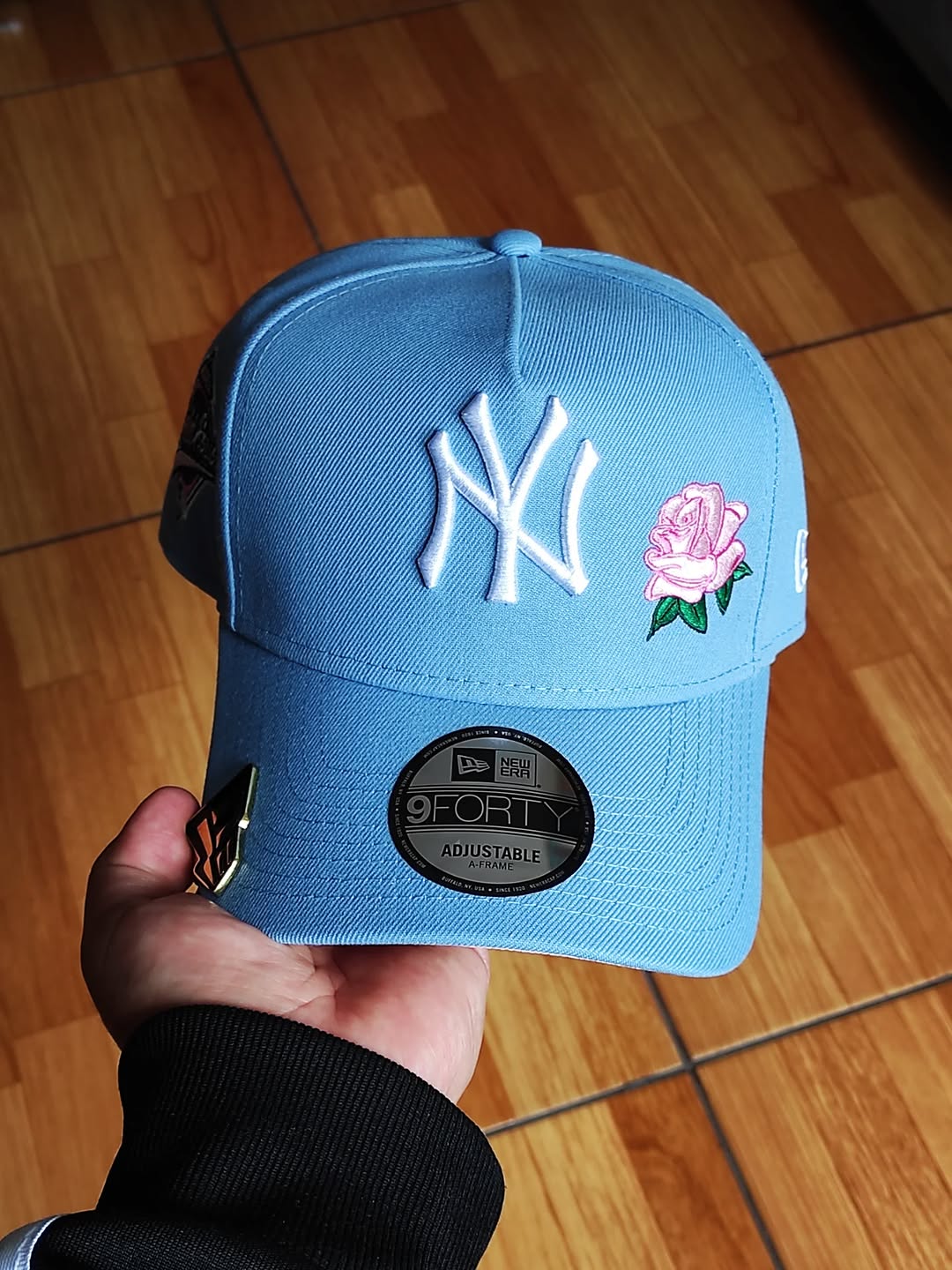 Gorra New Era New York Yankees World Series 1996 SKY azul rosa 9forty A-FRAME