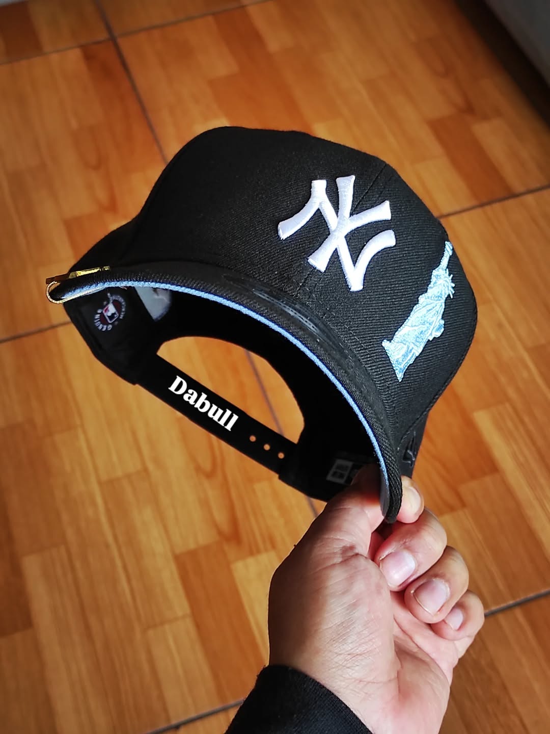 Gorra New Era 9forty snapback de los New York Yankees liberty🗽 color negro cielo 🇺🇸