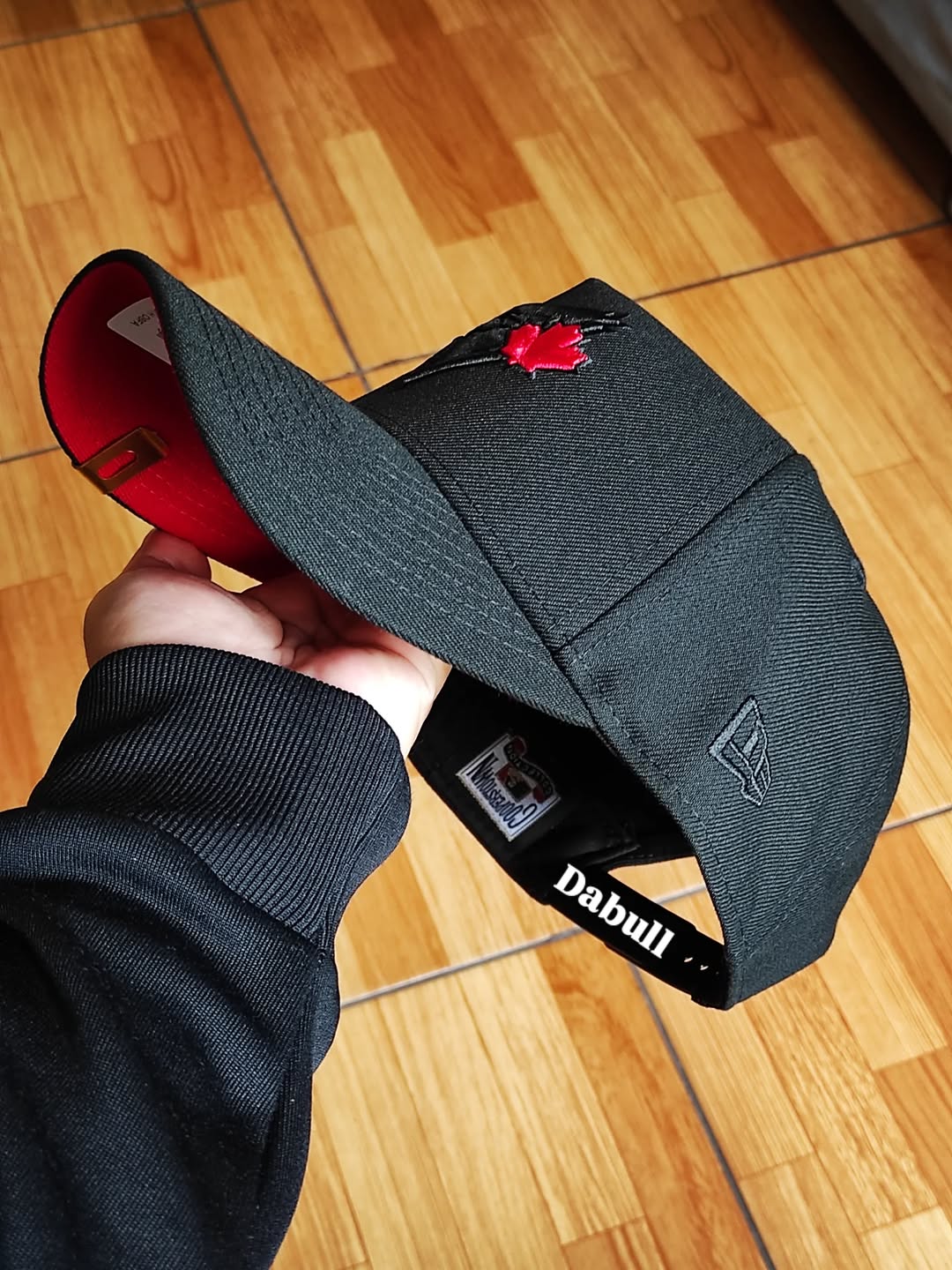 Gorra New Era Toronto BLUE Jays negra roja 9Forty a-frame