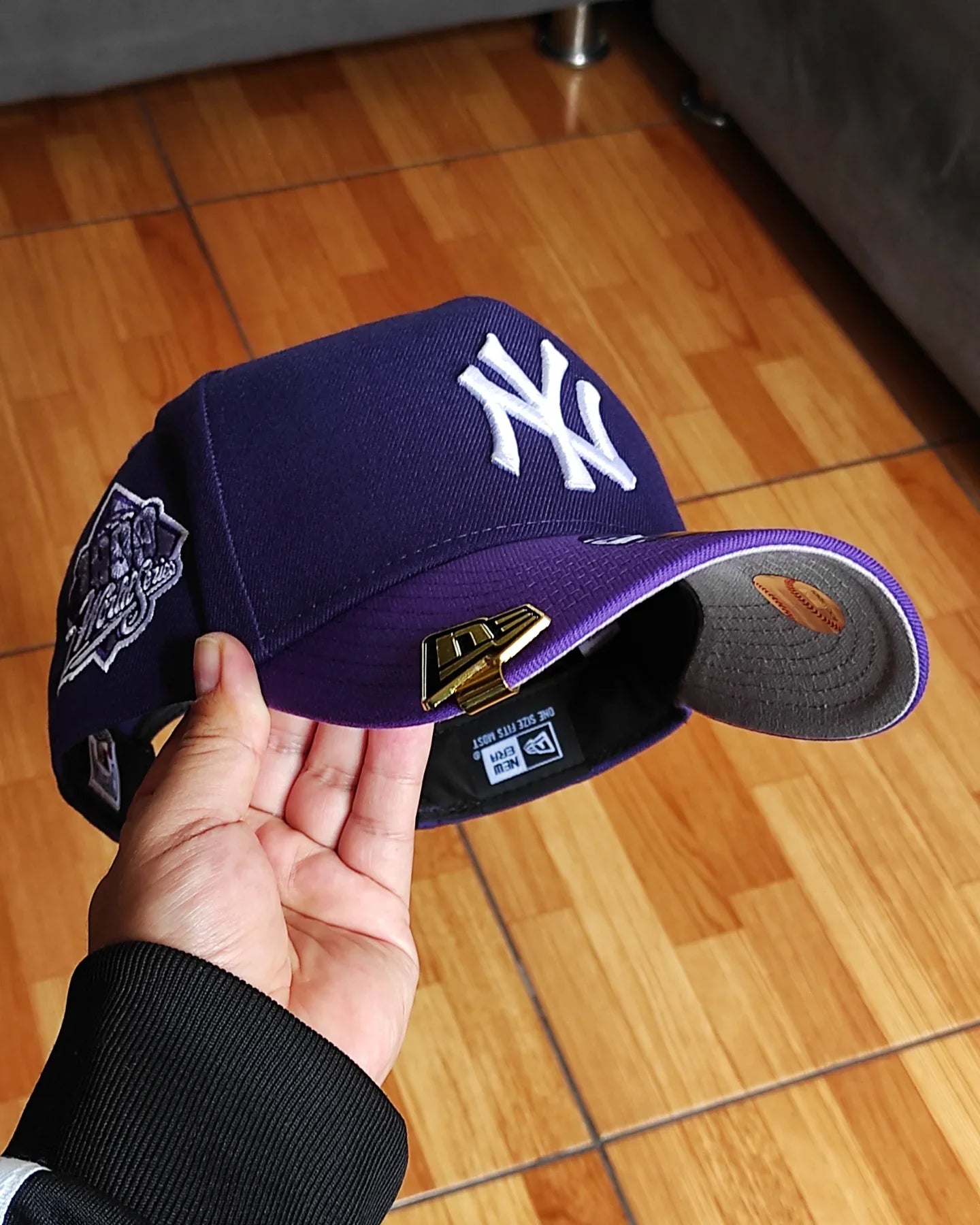 New Era New York Yankees Serie Mundial 1999 Morado 2 tonos 9FORTY A-FRAME