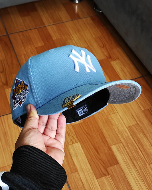 New Era New York Yankees Serie Mundial 1999 celeste 9 FIFTY Snapback
