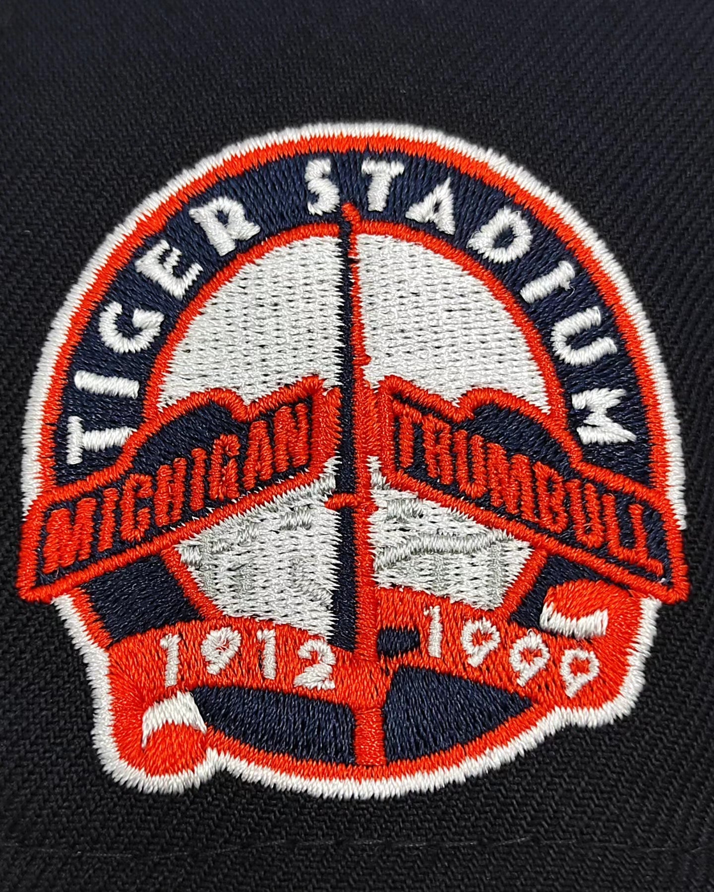 New Era Detroit tigers stadium patch navy throwback edition 59fifty fitted cap