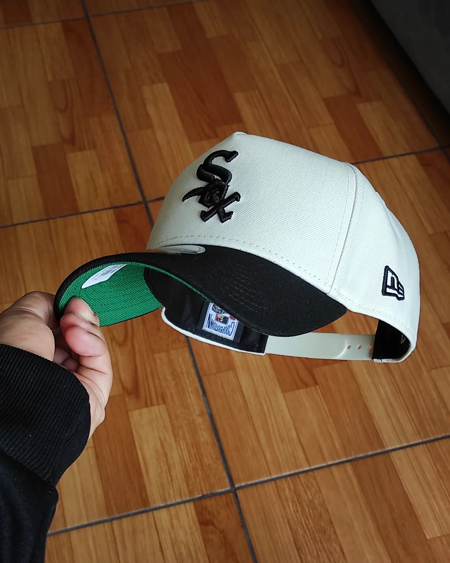 New Era Chicago White Sox Chrome negro 9 FORTY A-FRAME