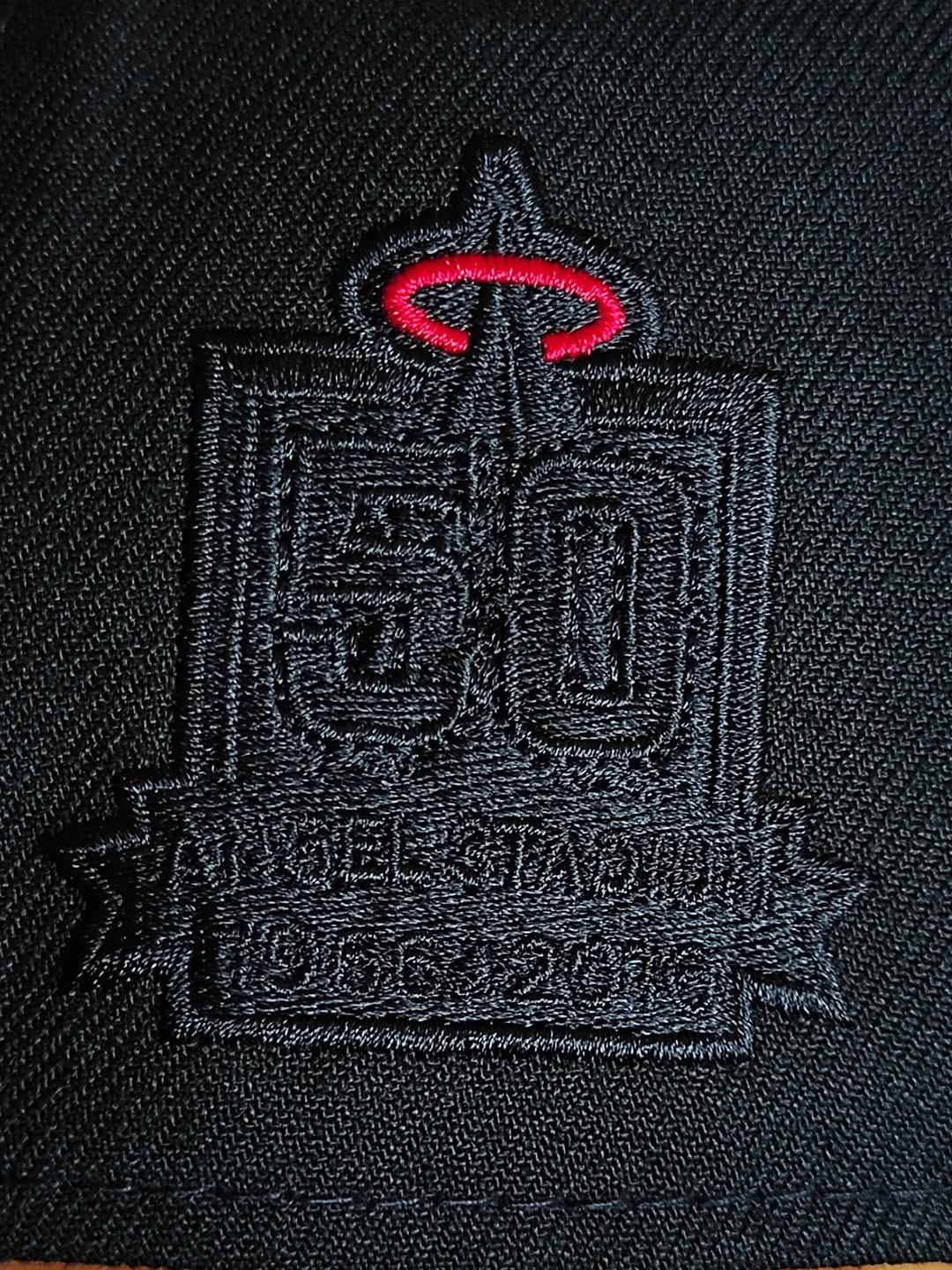 Gorra Snapback 9FORTY A-FRAME negra y roja del 50.º aniversario de los Anaheim Angels de la nueva era