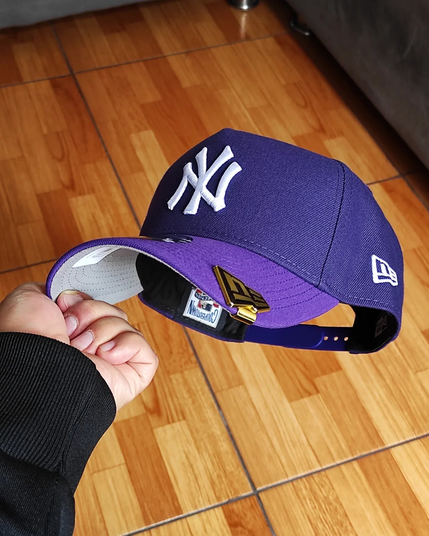 New Era New York Yankees Serie Mundial 1999 Morado 2 tonos 9FORTY A-FRAME