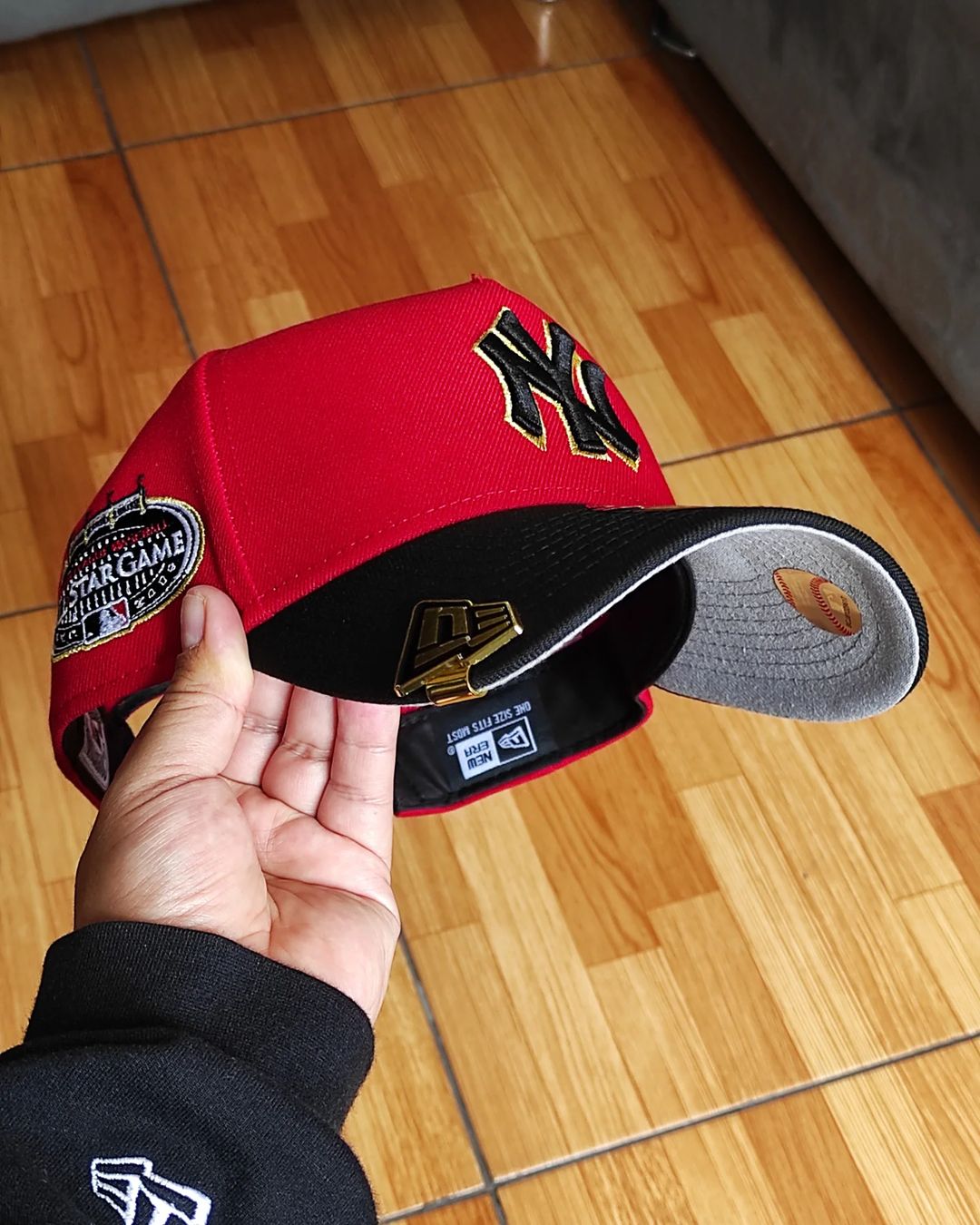 New Era New York Yankees All Star Game negra roja 9 FORTY A-FRAME