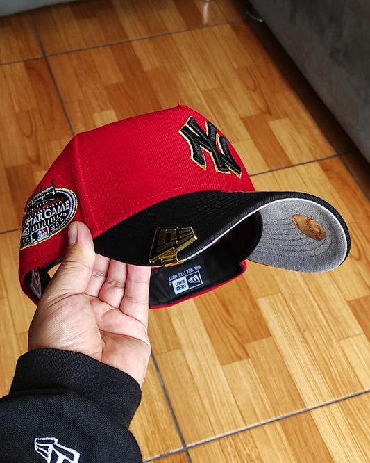 New Era New York Yankees All Star Game negra roja 9 FORTY A-FRAME