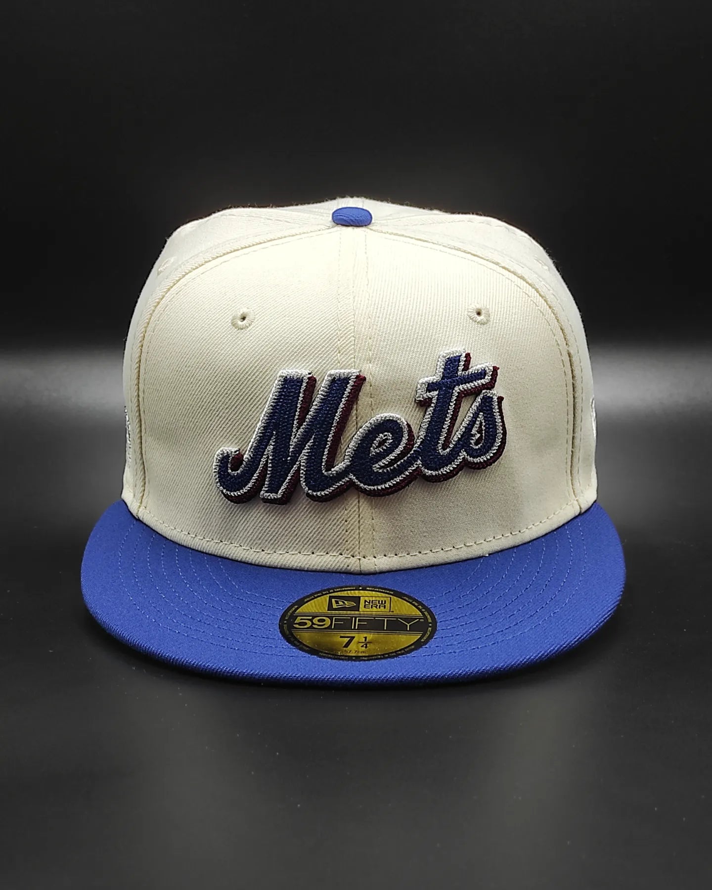 New Era 59 FIFTY Cadena bordada New York Mets - blanco - azul royal