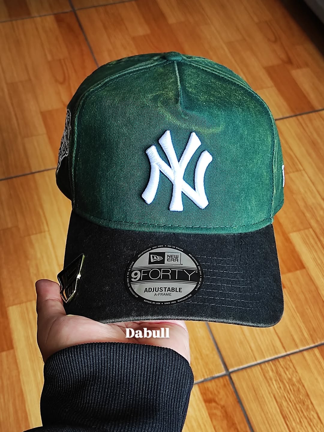 New era New York Yankees DENIM verde 9FORTY A-FRAME Snapback