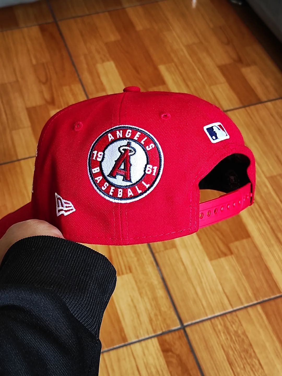 Gorra New Era ANAHEIM ANGELS roja 9FORTY A-FRAME Snapback