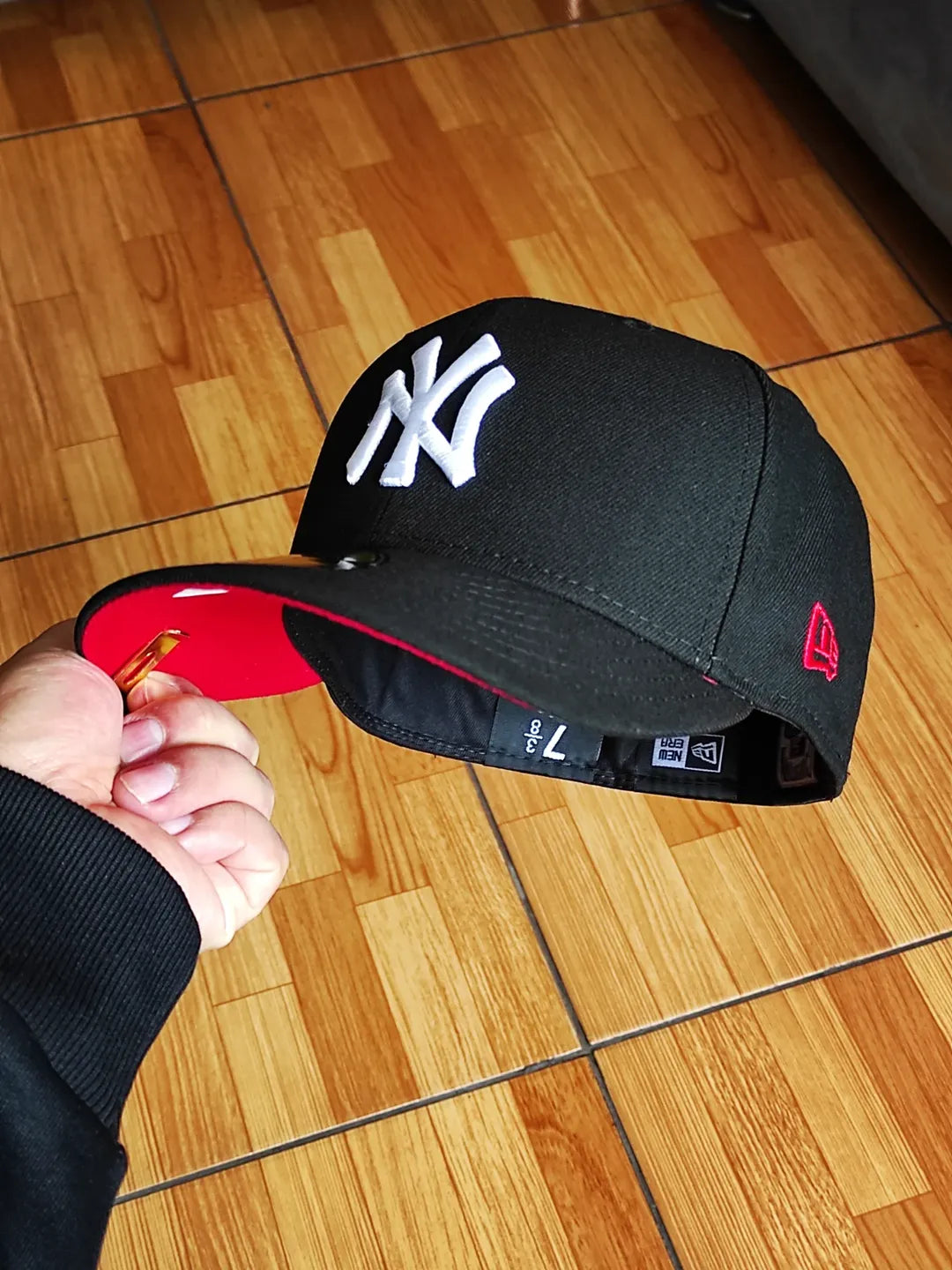 New Era New York Yankees Subway Series gorra ajustada 59Fifty negra y roja