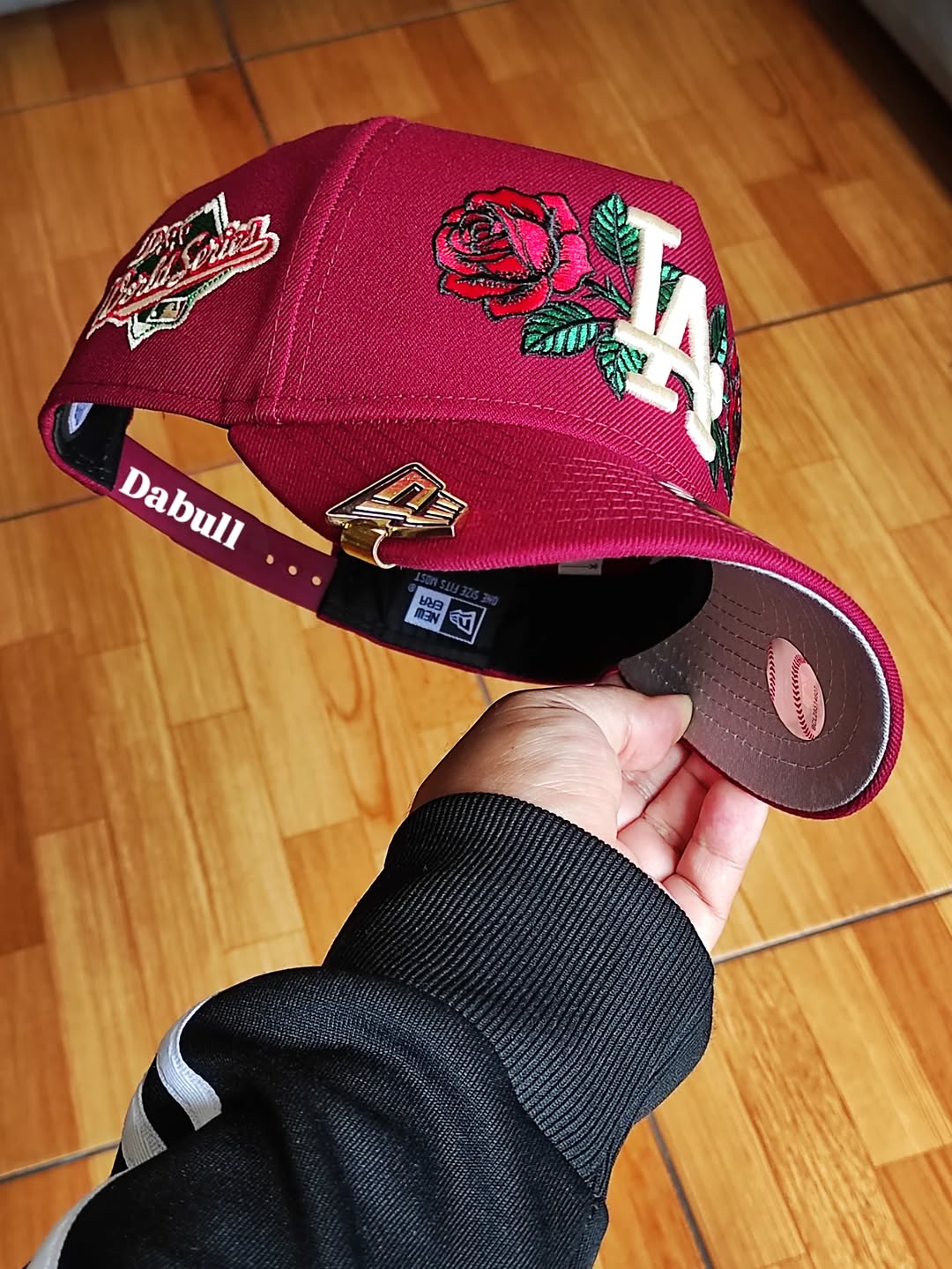 LOS ANGELES DODGERS WORLD SERIES ROSE NEW ERA 9FORTY A-FRAME