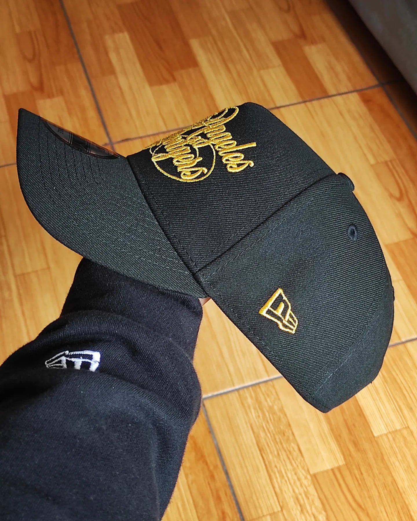 New Era Los Angeles Dodgers SCRIPT dorado premium 9 FORTY A-FRAME