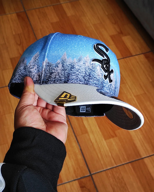 Gorra Snapback 9FIFTY New Era Chicago White Sox Winter❄️ Photoreal🧊🏔️