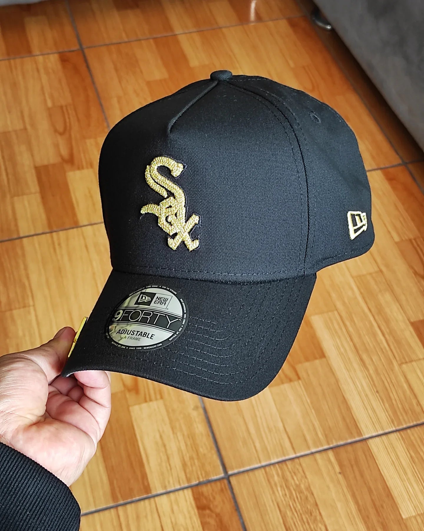 New Era White Sox ✨negro lujo 9FORTY A-FRAME