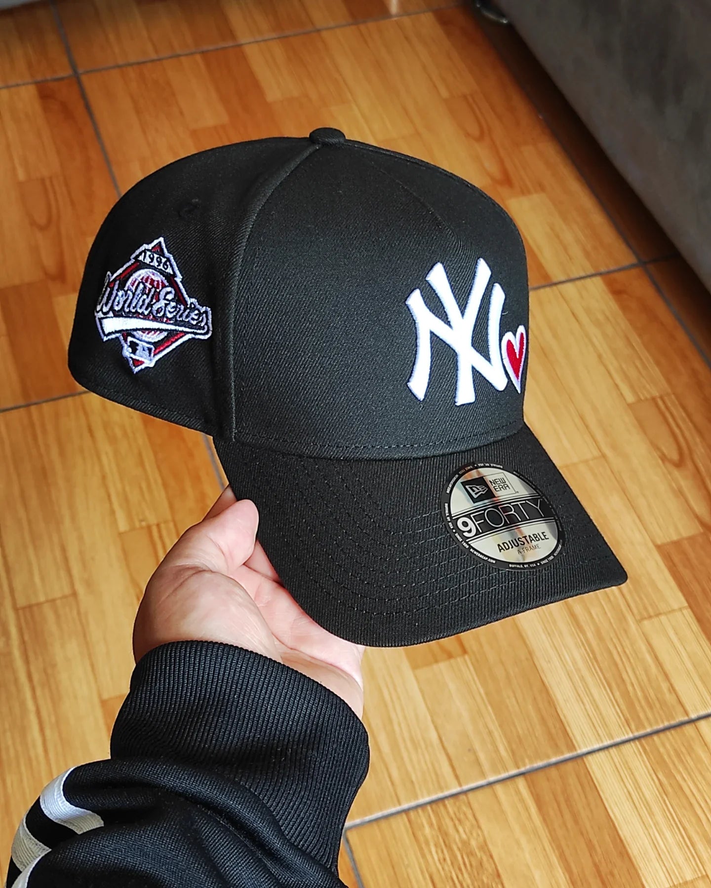New Era New York Yankees CORAZÓN ♥️ serie mundial 9 FORTY A-FRAME