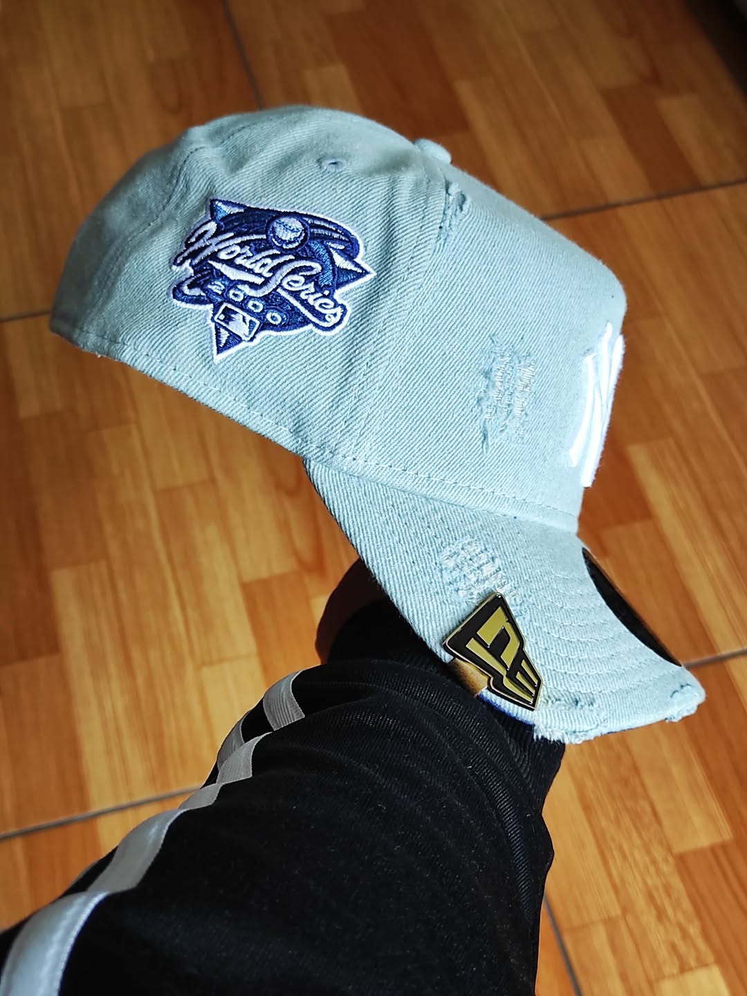 Gorra New Era New York Yankees World Series de denim 9FORTY A-FRAME