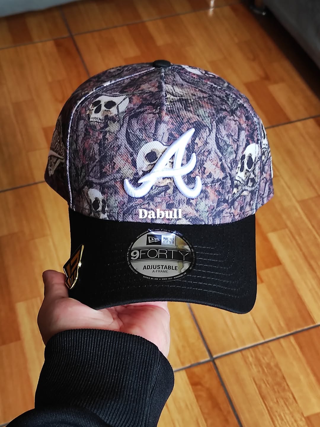 Gorra A-FRAME 9FORTY New Era Atlanta Braves CALAVERA ☠️